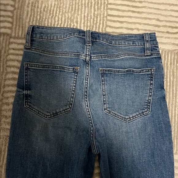 Studio Blue High Rise Distressed Straight - Picture 5 of 7